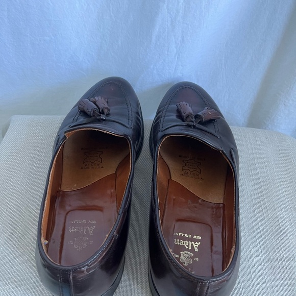 Mens Alden New England Tassel Loafers - Picture 4 of 9